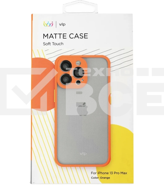 Чехол (клип-кейс) VLP для Apple iPhone 13 Pro Max VLP-PC21-67OR оранжевый