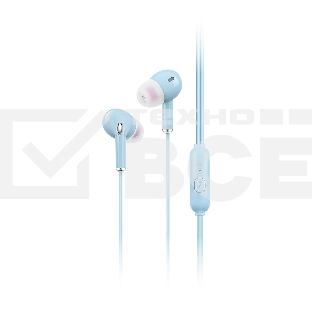 Внутриканальная гарнитура Smartbuy Pro JR, голубая (SBH-105-BU)