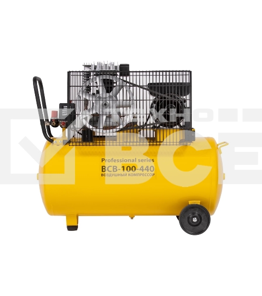 Компрессор воздушный ременной масляный Ballu BCB-100-440 желтый