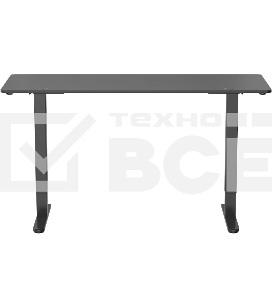 Стол для компьютера Cactus CS-EDL-BBK черный, столешница ДСП, каркас черный