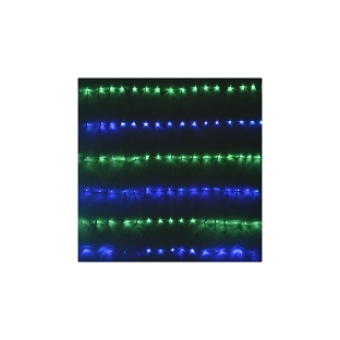 Гирлянда светод. Funray Cетка ML-320M, 3x2м, 320 LED, мульти (4цв.), IP20, прозрачный шнур 2м,конт