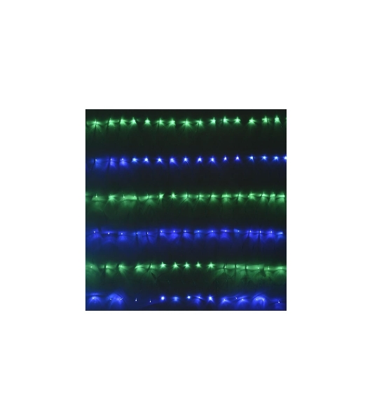 Гирлянда светод. Funray Cетка ML-320M, 3x2м, 320 LED, мульти (4цв.), IP20, прозрачный шнур 2м,конт