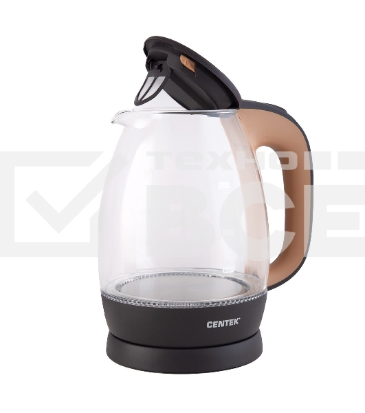 Чайник электрический Centek CT-0056 кофейно-бежевый, 1,7л, 2200Вт (в уп. 6 шт)