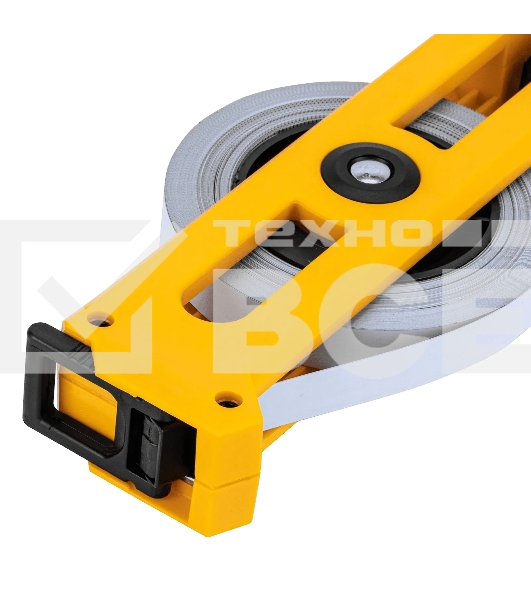 Рулетка геодезическая Denzel 20 м х 13 мм, открытый корпус, металлическая лента