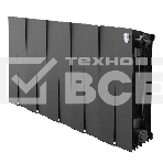 Радиатор биметаллический Royal Thermo PianoForte 300 черный - 10 секц., фото 1