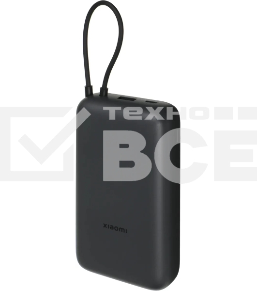 Портативный аккумулятор Xiaomi BHR9740GL 20000mAh QC3.0/PD2.0 22.5W 3A USB-A/USB-C темно-серый