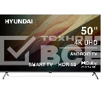 Телевизор Hyundai 50' H-LED50BU7009 черный LED UHD 60Hz Smart TV, фото 1
