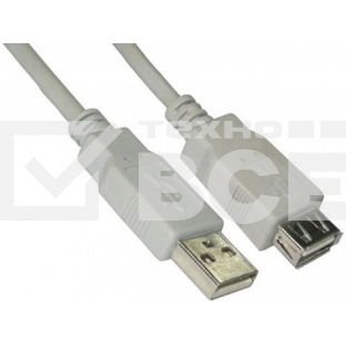 Кабель 5bites Кабель удлинитель 5bites UC5011-030C USB2.0, AM/AF, 3м.