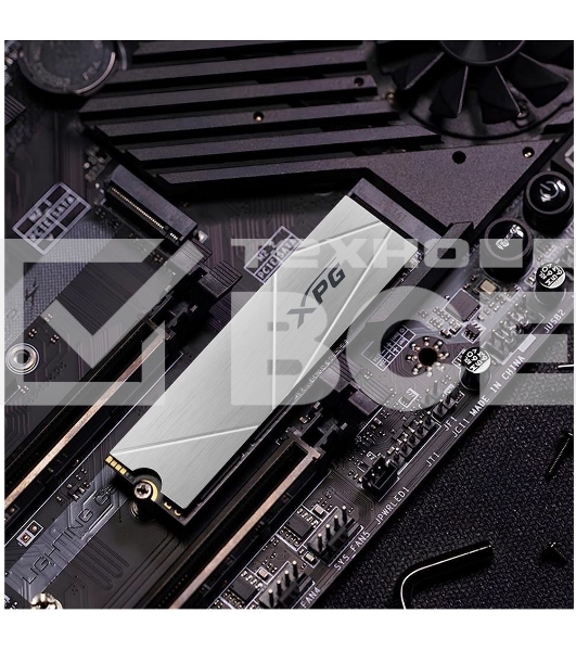 Накопитель SSD ADATA XPG GAMMIX S60, 512Gb, PCIe 4.0 x4, M.2 2280, NVMe, R/W 4700/1700, с радиатором
