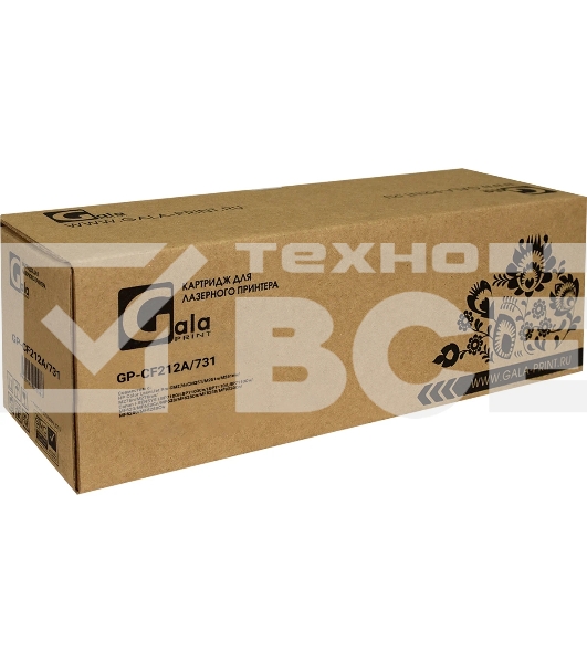 Картридж лазерный GalaPrint GP-CF212A (131A)/731 жёлтый (1800 стр) для HP LaserJet Pro 200 Color M251/276 Canon i-SENSYS LBP7110CW/LBP7100CN/MF8280CW/MF8250CN/MF8230CN/MF8210CN