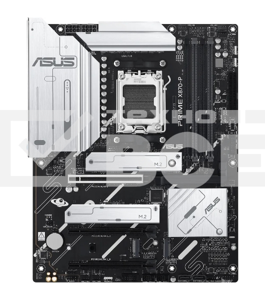 Материнская плата ASUS PRIME X870-P, AM5, AMD X870, 4xDDR5, 2xSATA, 4xM.2, 1xPCI-E 5.0 x16, 1xPCI-E 4.0 x16, 1xPCI-E x1, 1xHDMI, 2xUSB Type-C, 1x2.5Gb LAN, 4xUSB-A 3.2 Gen 1, 1xUSB 3.2 Gen 2, 3x3.5 мм, 7.1, ATX