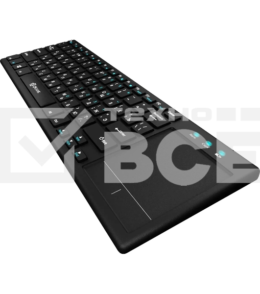 Клавиатура беспроводная Oklick 830ST, USB, Радиоканал, черный