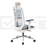Кресло руководителя Бюрократ MC-W612N-H темно-серый TW-04 38-417 с подголов. крестовина металл хром, пластик белый, фото11