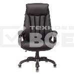 Кресло руководителя Бюрократ T-9922N Leather Venge Black черный, эко.кожа, крестовина пластик, фото 1