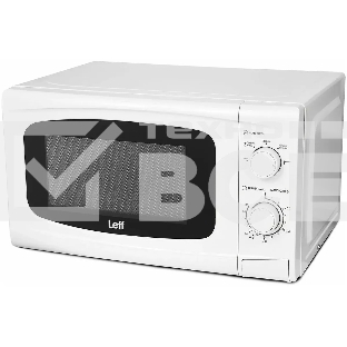 Микроволновая печь LEFF 20MM721W белый, 20 л, 700 Вт, переключатели - поворотный механизм