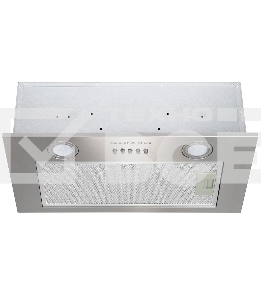 Вытяжка встраиваемая Zigmund & Shtain K 018.5 S нержавеющая сталь, 50 см, 660 куб. м/ч, 58.6 дБ