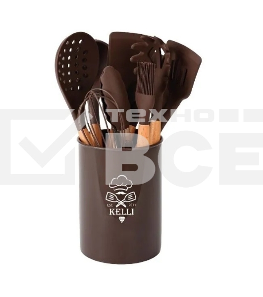 Кухонный набор Kelli KL-01120 шоколадный
