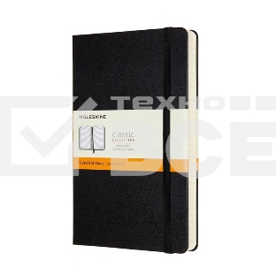 Блокнот Moleskine CLASSIC QP060 Large 130х210мм, 240 страниц, линейка, твердая обложка, черный