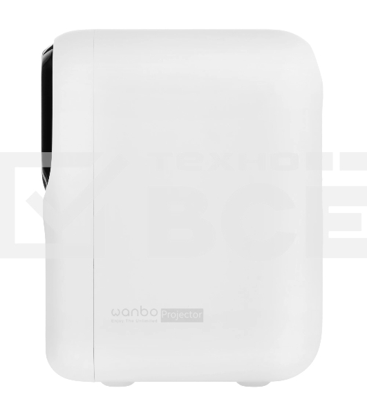 Проектор Wanbo Projector Dali 1 белый (LCD, 1280x720, 350Lm, 1.1:1, 1500:1, Smart TV, Android 9.0, 1+8Gb, HDMI, USB, Wi-Fi, BT) (6970885350542)