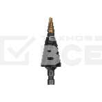 Сверло ступенчатое Denzel 6-8-10-12-14-16-18-20-22-24-26-28-30 мм, Р6М5, 6-гр. хвостовик 723604, фото7