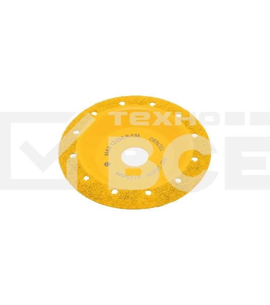 Чашка твердосплавная зачистная Denzel 125 мм, yаклонная, мелкое зерно #32