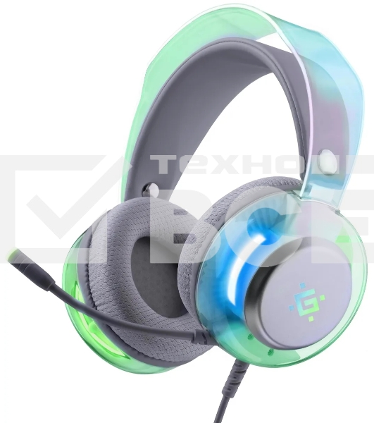 Игровая гарнитура Defender Glitch белый, RGb