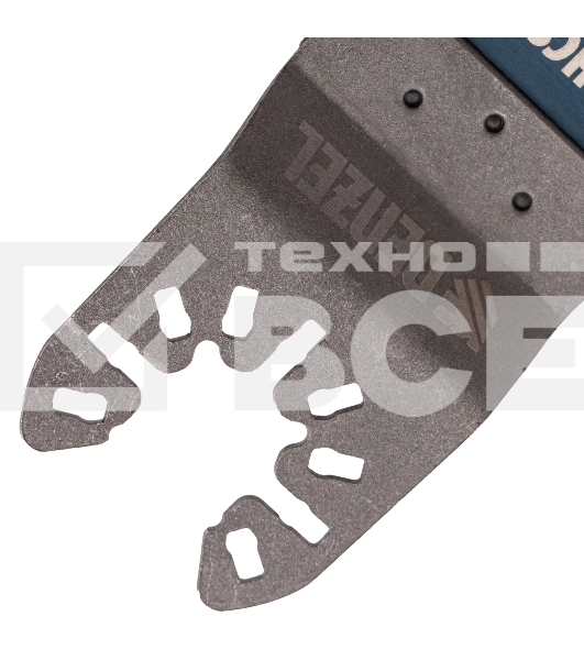 Насадка для МФИ Denzel режущая пазовая прямая, HCS, по дереву, 34 х 1,4 мм, мелкий зуб