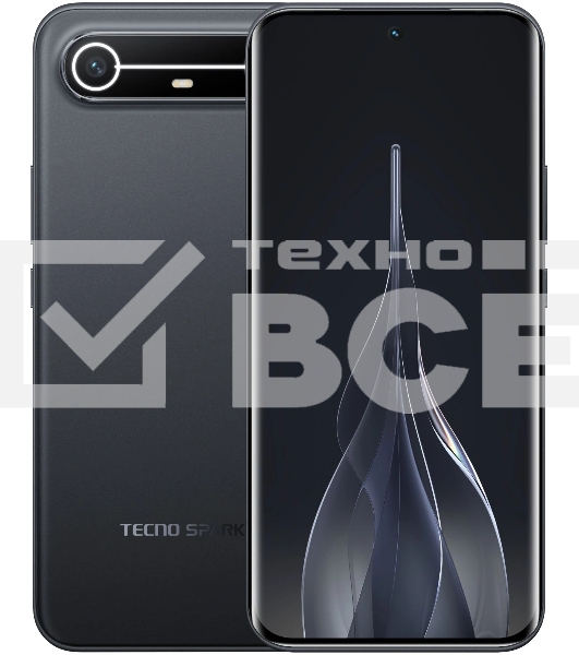Смартфон Tecno Spark Slim 8/256Gb, черный