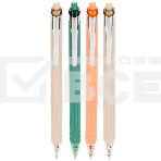 Ручка гелевая автоматическая Deli Nusign ENS666-BL ассорти, синие чернила, линия 0.7мм, резиновая манжета, фото 1