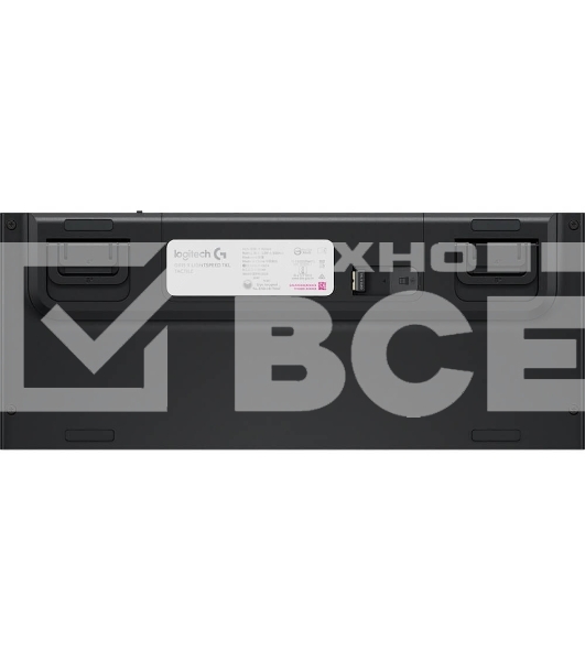 Клавиатура Logitech G915 X гибридная, Bluetooth, радиоканал, без num pad, белый