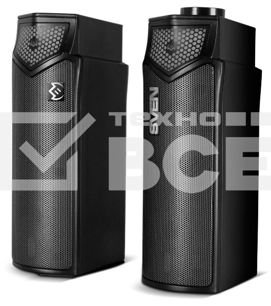 Саундбар мини SVEN SB-G1450, черный (10 Вт, питание USB, Bluetooth, подсветка)