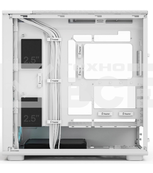 Корпус Fractal Design Epoch XL White TG RGB Clear Tint, Full-Tower, белый, 3 x 140 мм