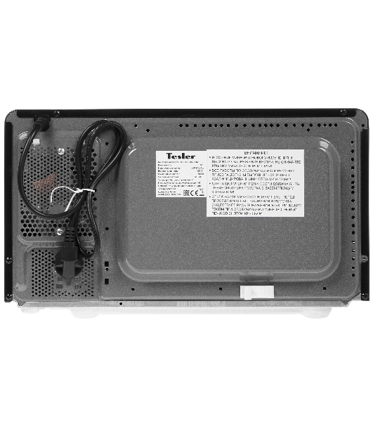 Микроволновая печь Tesler MM-2002 зеркальный/черный, 20 л, 700 Вт, переключатели - поворотный механизм