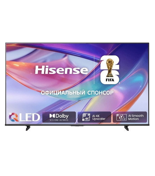 Телевизор Hisense 85' 85E7S черный, 4K UltraHD, 3840x2160 QLED, Smart TV