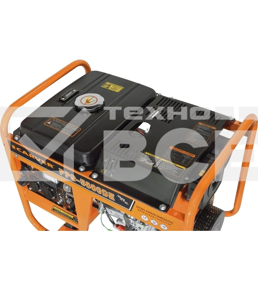 Электрогенератор бензиновый Carver PPG - 5000DE, 3.6 кВт, 101 дБ, 75 кг