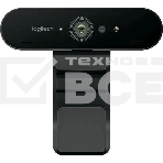Камера Web Logitech Brio Ultra HD черный 13Mpix (4096x2160) USB3.0 с микрофоном (960-001105/960-001107), фото 1