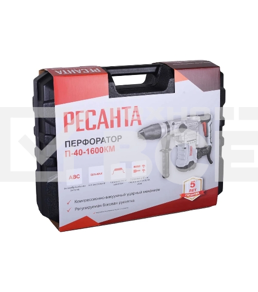 Перфоратор П-40-1600КМ SDS-Max Ресанта