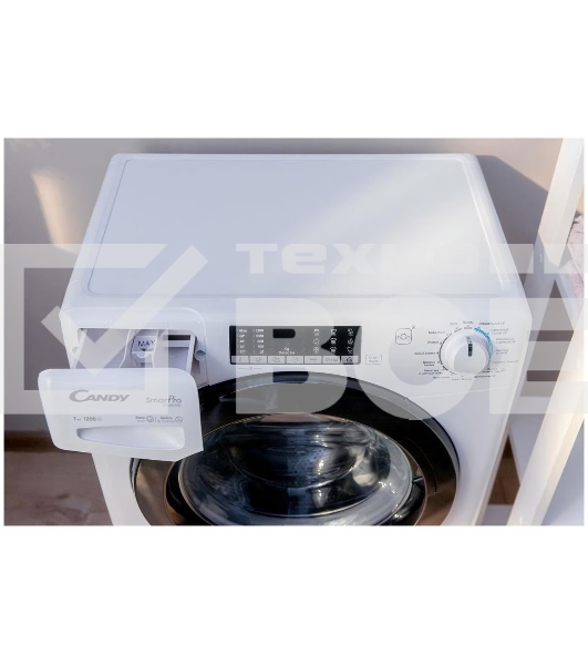 Стиральная машина Candy Smart Pro Inverter CSO4 276TWMB-07 белый, загрузка фронтальная 7 кг, 1200 об/мин., класс: А