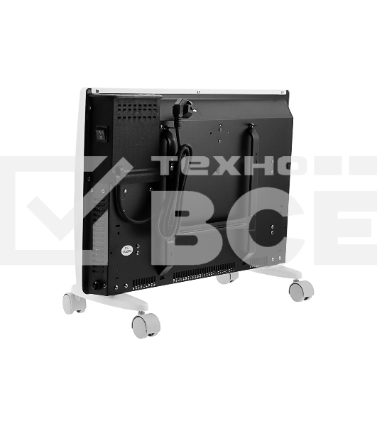 Конвектор гибридный Denzel HybridX-1500 белый, 1500 Вт, 25 м2, термостат, дисплей