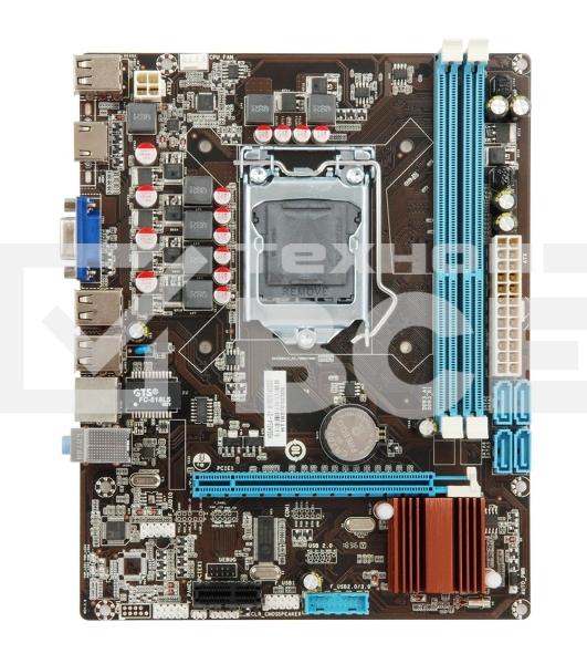 Материнская плата Esonic H55KEL WITH i5 (650), LGA 1156, Intel H55, 2xDDR3, 4xSATA, 1xPCIe 3.0 x16, 1xHDMI, 1xVGA, 6xUSB 2.0, 3x3.5 мм, 5.1, mATX
