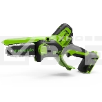 Цепная мини пила GreenWorks G24MCS10K2 аккумуляторная, 24v, 10 см, c АКБ 2АЧ и ЗУ (2008207UA), фото3