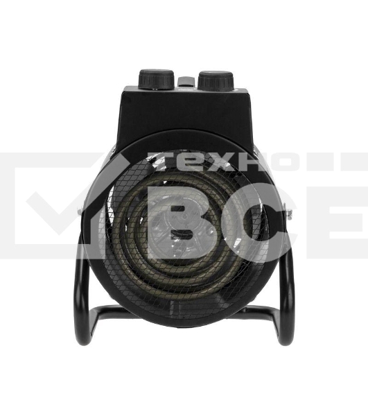 Пушка тепловая электрическая Rexant 60-0039 круглая, регулировка угла наклона, ТЭН, 3кВт