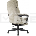 Кресло руководителя Бюрократ T-9950MSG-F Fabric песочный Light-21, крестов. пластик, подст. для ног, фото21