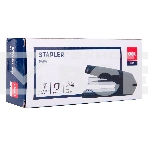 Степлер настольный Deli E0464BLACK Exceed 24/6 26/6 (25листов) черный 100скоб металл/пластик закрытый/открытый коробка, фото10