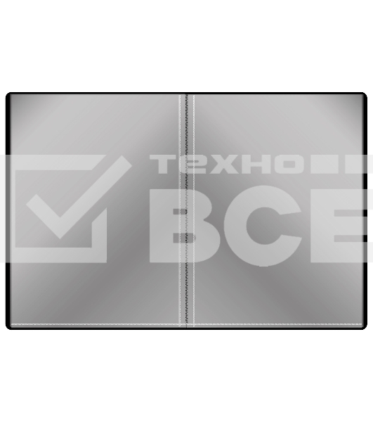 Папка с 80 прозр.вклад. Silwerhof Perlen 292981-74 A4 1мм карман синий металлик
