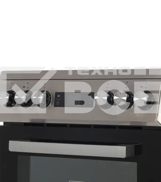 Плита электрическая Beko FSM57300GX черный, конфорок 4 шт, духовка 55 л, 50 см x 85 см x 60 см