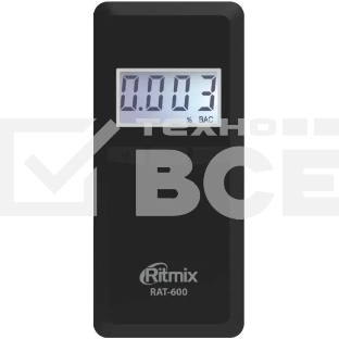 Алкотестер RITMIX RAT-600 черный
