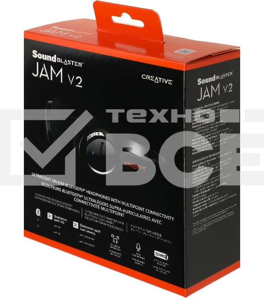 Наушники с микрофоном Creative Jam V2 черный