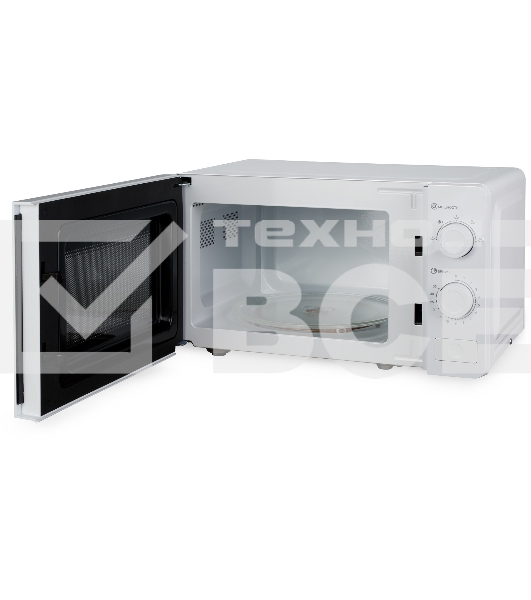 Микроволновая печь Hyundai HYM-M2009 белый, 20 л, 700 Вт, переключатели - поворотный механизм