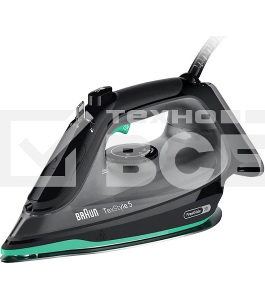 Утюг BRAUN SI5277GR 2700 Вт, зеленый/черный